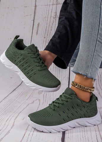 Кросівки SHEIN хакі демісезони (339828114)