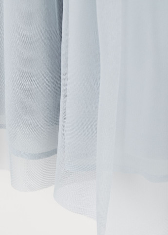 Светло-бирюзовая однотонная юбка H&M