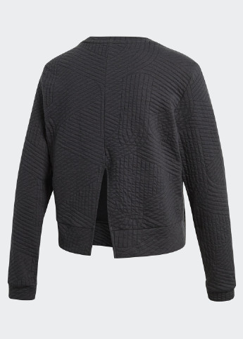 Темно-серый свитшот adidas однотонный (75675747)