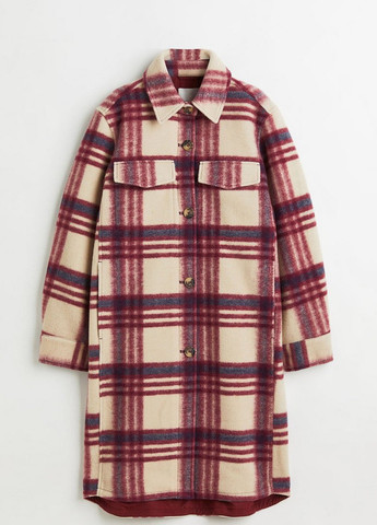 Бежевое демисезонное Пальто однобортное H&M