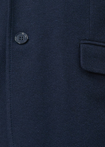 Пиджак KOTON однобортный тёмно-синий кэжуал полиэстер