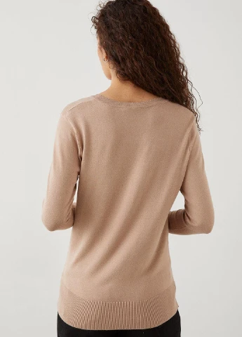 Кофейный демисезонный свитер джемпер Dorothy Perkins