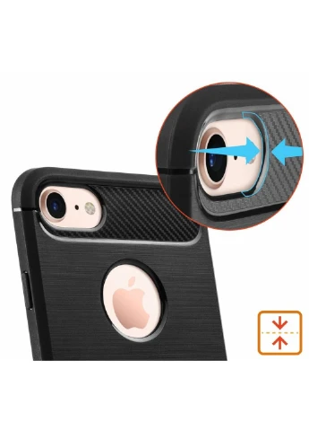 Чохол для мобільного телефону (смартфону) для Apple iPhone 8 Carbon Fiber (Black) Laudtec (LT-AI8B) BeCover (201492122)