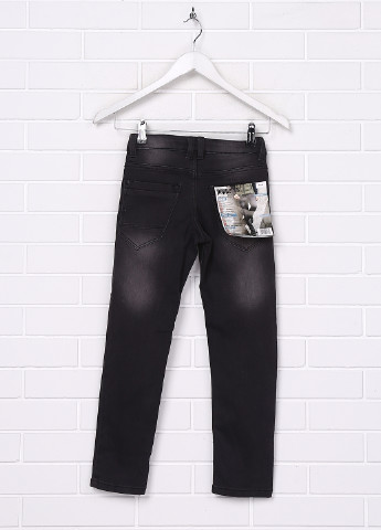 Темно-серые демисезонные со средней талией джинсы Pepperts