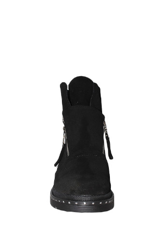 Зимние ботинки 1721-11 черный Franzini из натуральной замши