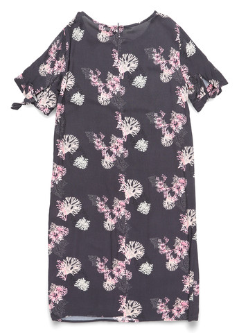 Черное кэжуал платье а-силуэт Soyaconcept с рисунком