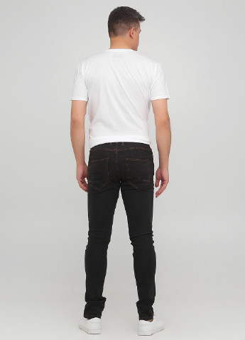 Темно-серые демисезонные прямые джинсы Wintage