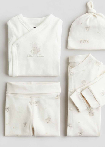 Молочный демисезонный комплект (4 предмета) H&M