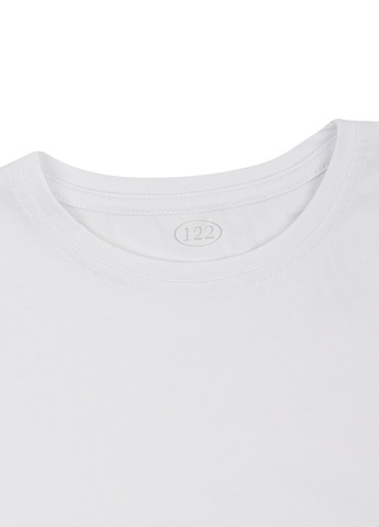 Біла літня футболка Фламинго