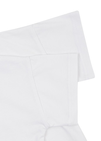 Біла літня футболка Фламинго