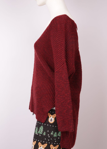 Бордовый демисезонный пуловер пуловер Asos