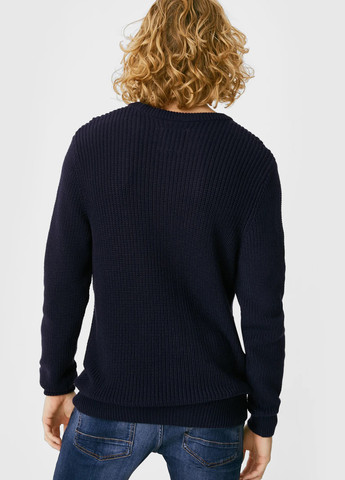 Темно-синій демісезонний джемпер джемпер Clockhouse