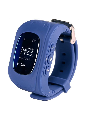 Дитячі телефон-годинник з GPS трекером (Q50) Темно Сині Motto gw300 (132867210)