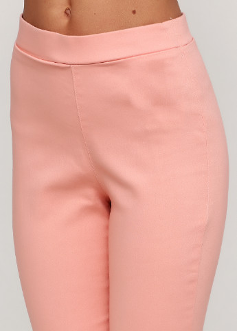 Розовые кэжуал демисезонные зауженные брюки Terranova