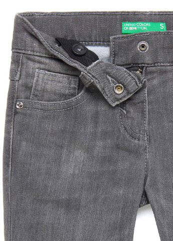 Серые демисезонные прямые джинсы United Colors of Benetton