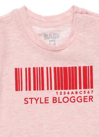 Светло-розовая летняя футболка Cotton On