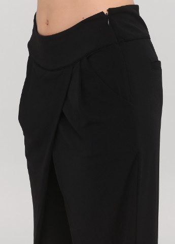 Черные кэжуал демисезонные джоггеры брюки Comma