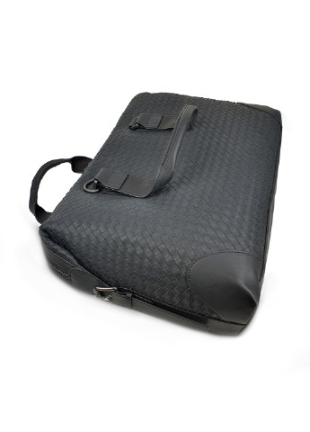 Чоловічий шкіряний діловий портфель чорний великий Fashion портфель (251825961)