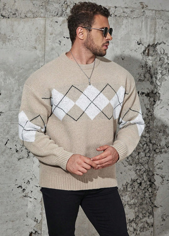 Бежевый демисезонный джемпер джемпер SHEIN