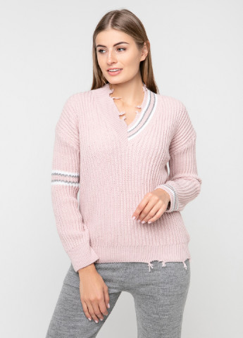 Светло-розовый демисезонный пуловер пуловер Sewel