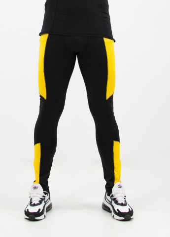 Леггинсы спортивные мужские Run yellow FitU (240998458)