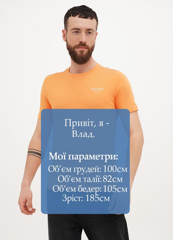 Помаранчева футболка Mustang