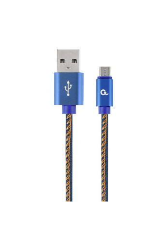 Дата кабель (CC-USB2J-AMmBML-1M-BL) Cablexpert usb 2.0 am to micro 5p 1.0m corner (239382658)