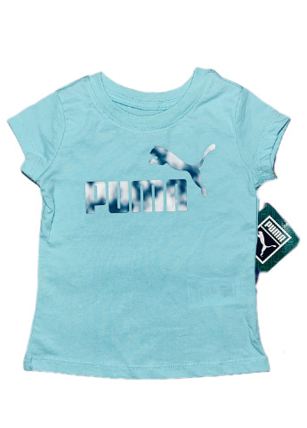 Голубая футболка Puma