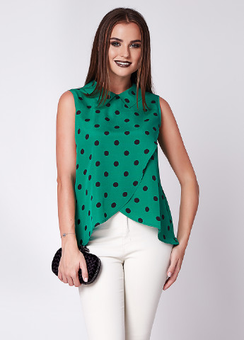 Зеленая летняя блуза Gioia