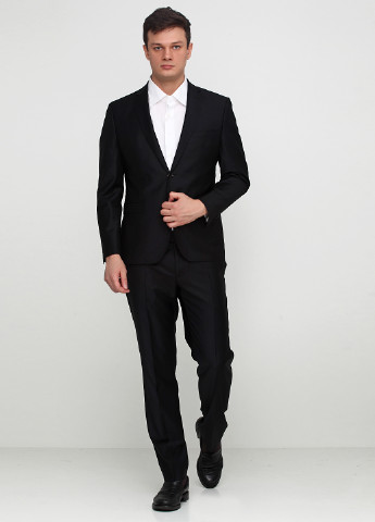 Черный демисезонный костюм (пиджак, брюки) брючный Bagozza