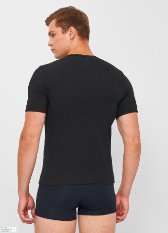 Чорна футболка чоловіча high emotion чорний 532 Cornette