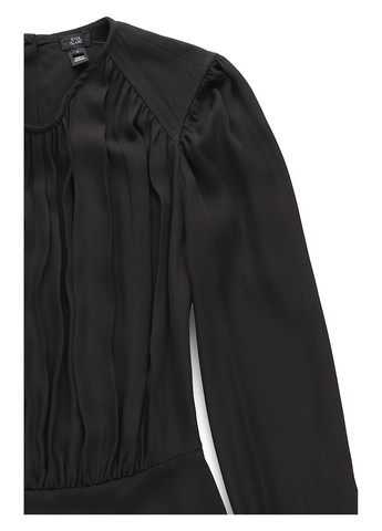 Чёрная блуза с баской River Island
