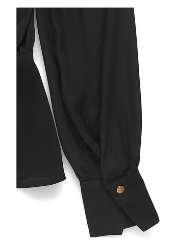 Чёрная блуза с баской River Island
