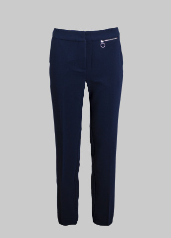 Темно-синие кэжуал демисезонные брюки Modstrom