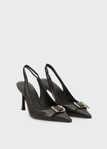 PRPY Туфли слингбеки черный з натуральная кожа, китай — лето (334684293)