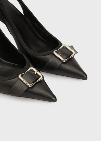 PRPY Туфли слингбеки черный з натуральная кожа, китай — лето (334684293)