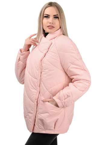Светло-розовая демисезонная куртка A.G.