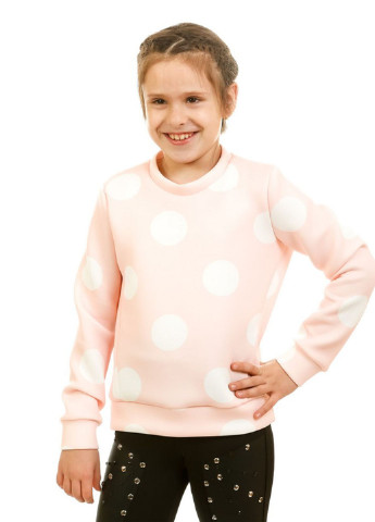 Kids Couture свитшот свитшот горошек розовый кэжуал