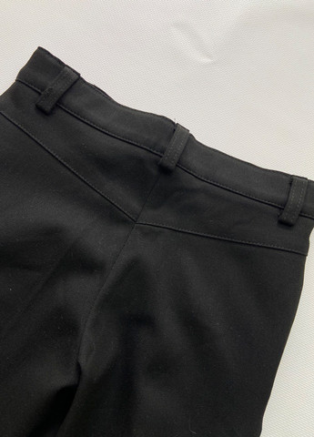 Черные кэжуал демисезонные прямые брюки Sasha