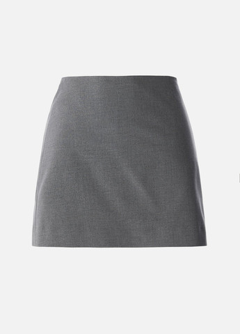 Серая кэжуал меланж юбка Gepur