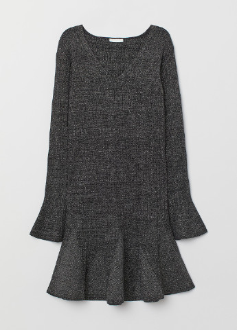 Темно-сіра кежуал сукня годе H&M