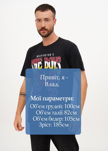 Чорна футболка Comfort Colors