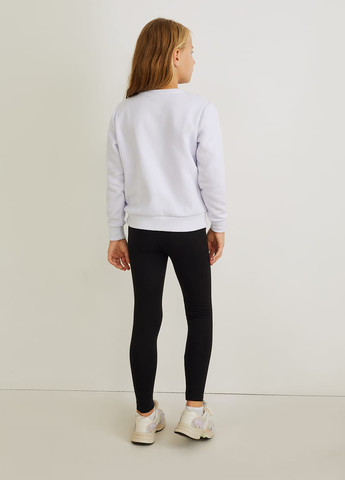 Черные демисезонные леггинсы C&A