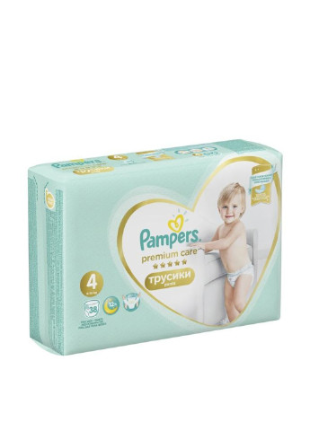 Подгузники-трусики Premium Care Pants Maxi 4 (9-15 кг), (38 шт.) Pampers (130948277)