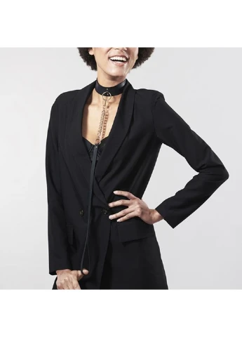 Чокер MAZE - Wide Chocker Black Bijoux Indiscrets (255247679)