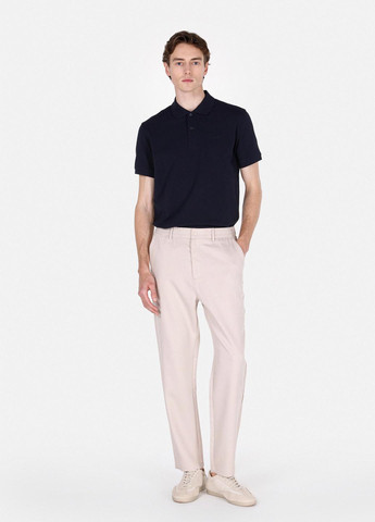 Черная футболка-поло для мужчин Colin's однотонная