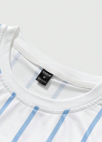 Голубая футболка SHEIN