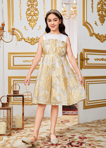 Золотое платье SHEIN (341894109)