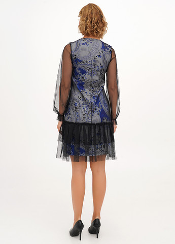 Синя кежуал сукня кльош Imperial з квітковим принтом