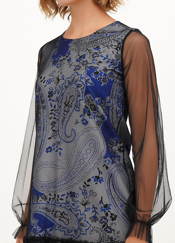 Синя кежуал сукня кльош Imperial з квітковим принтом